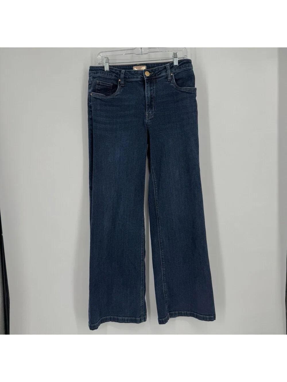 Kut from the Kloth jeans womens 10 jean wide leg high rise baggy loose denim